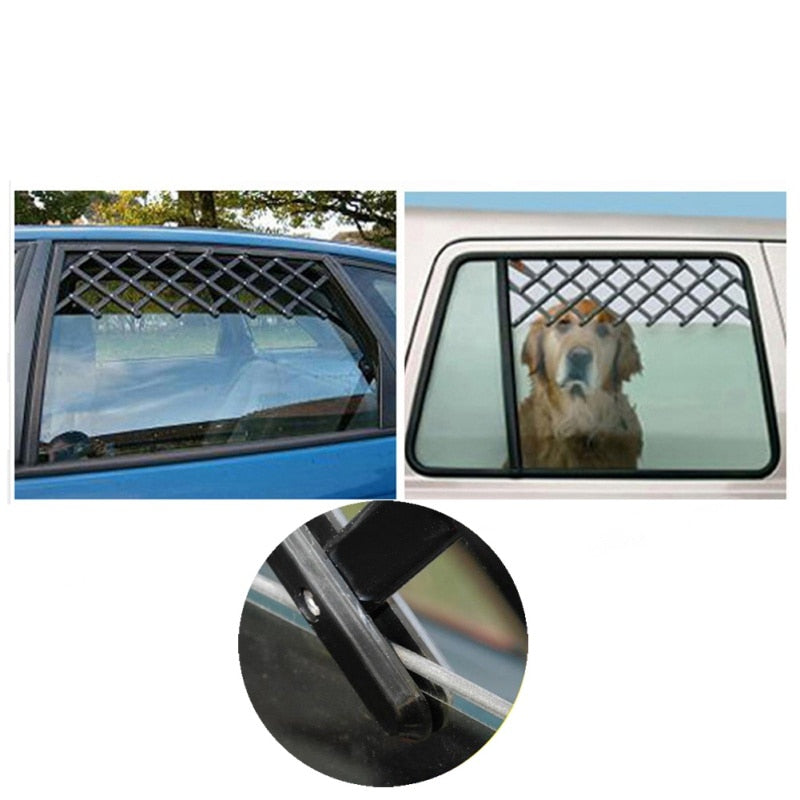 PetSafeness™ Expandable Car Window Pet Gate
