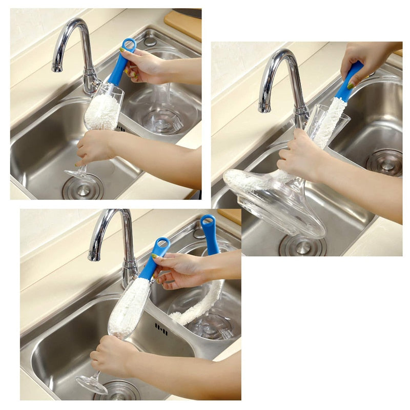 Reusable Drinkware Cleaning Brushes