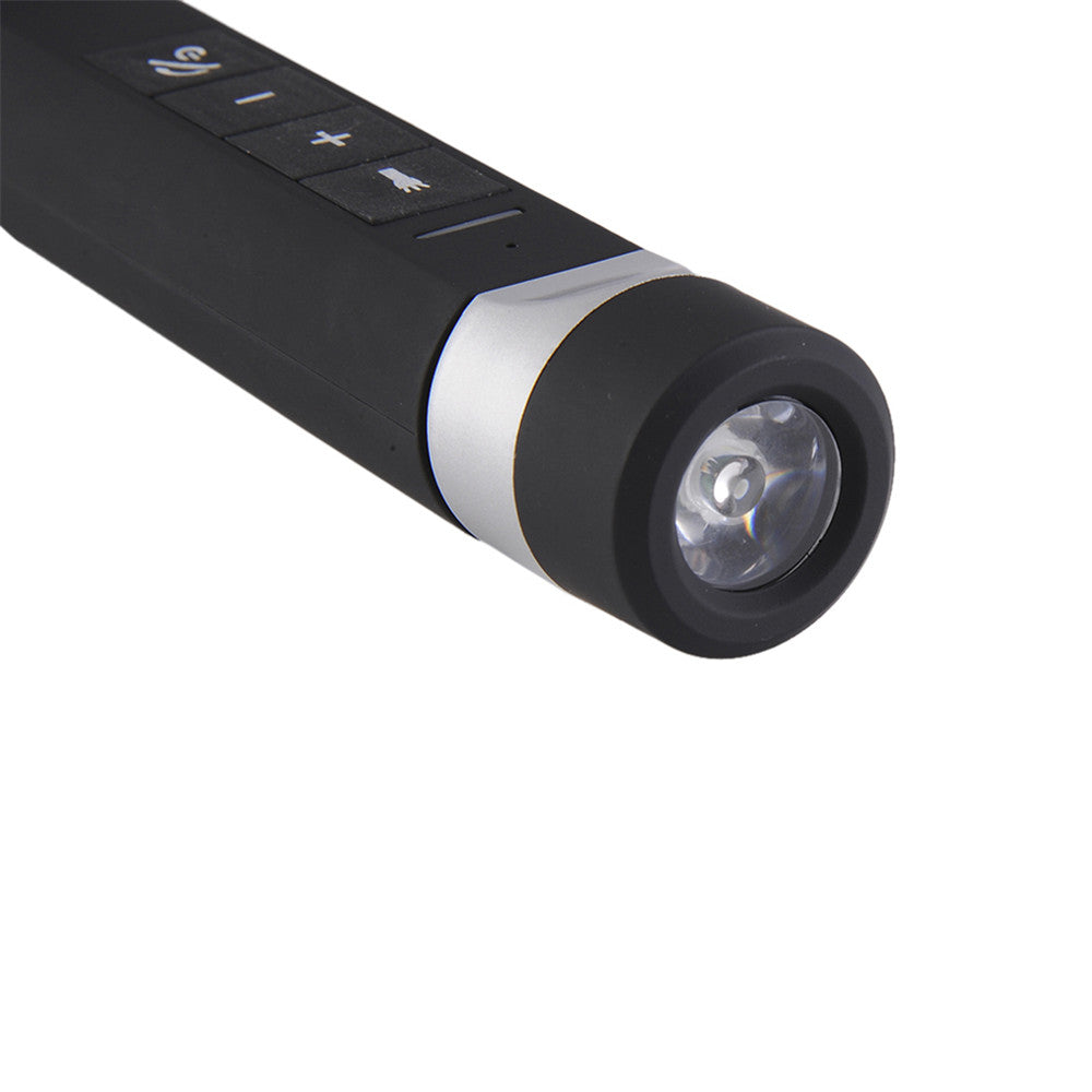 New Outdoor 4 in 1 Flashlight + Bluetooth Speaker + Power Bank + FM/MP3