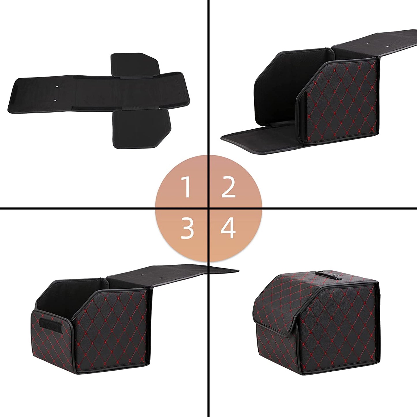 Foldable Car Trunk Organizer - Modular Car Storage Boxes