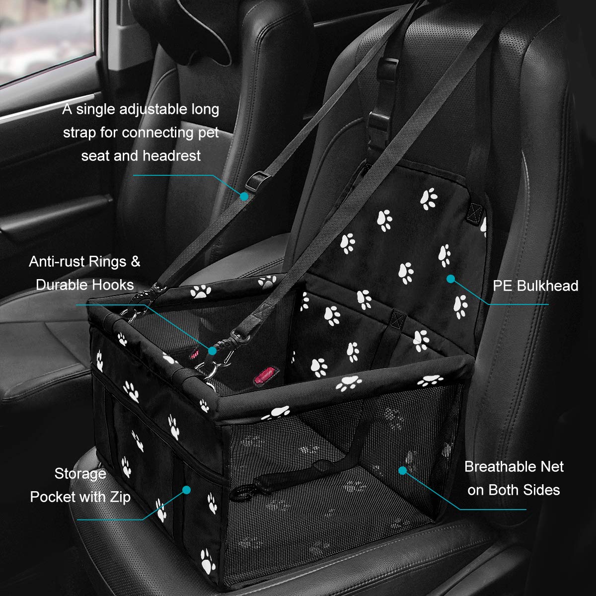 PetTraveler™ Portable Pet Safety Seat