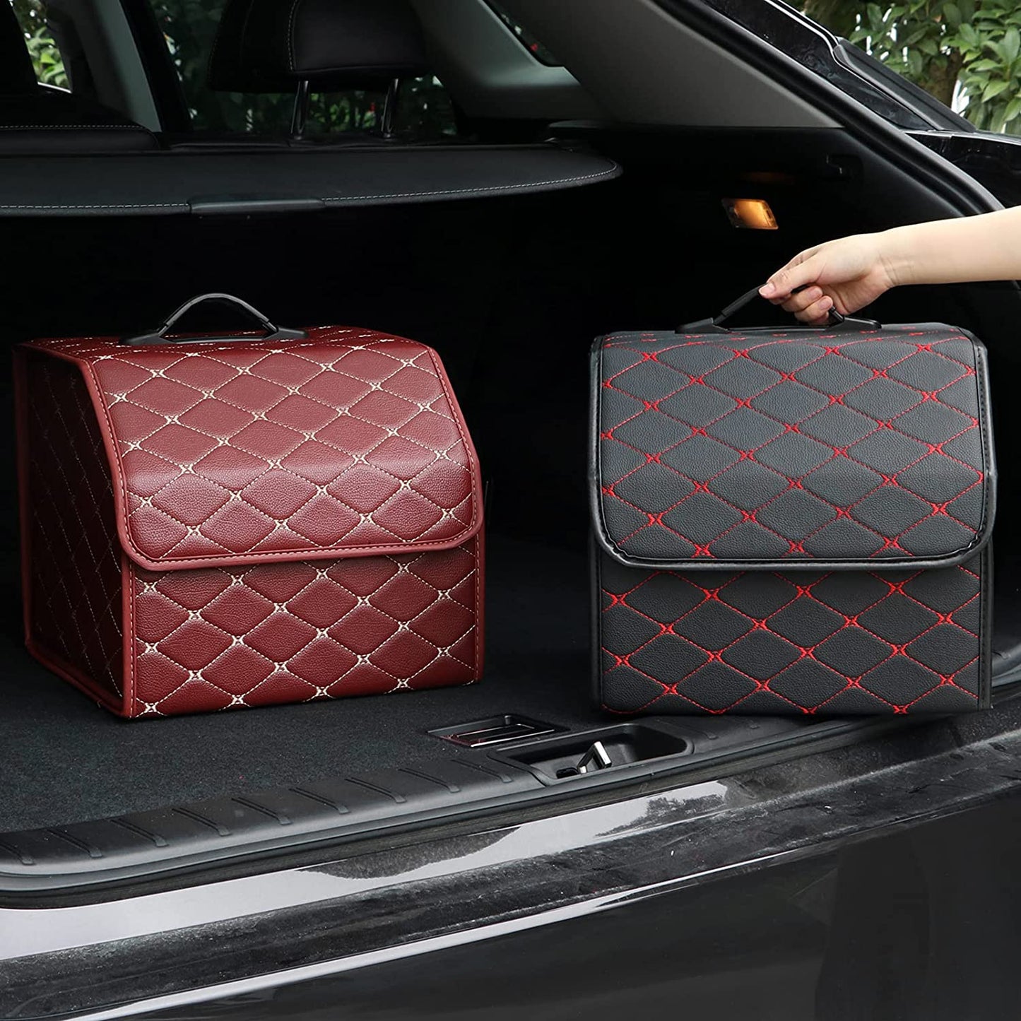 Foldable Car Trunk Organizer - Modular Car Storage Boxes