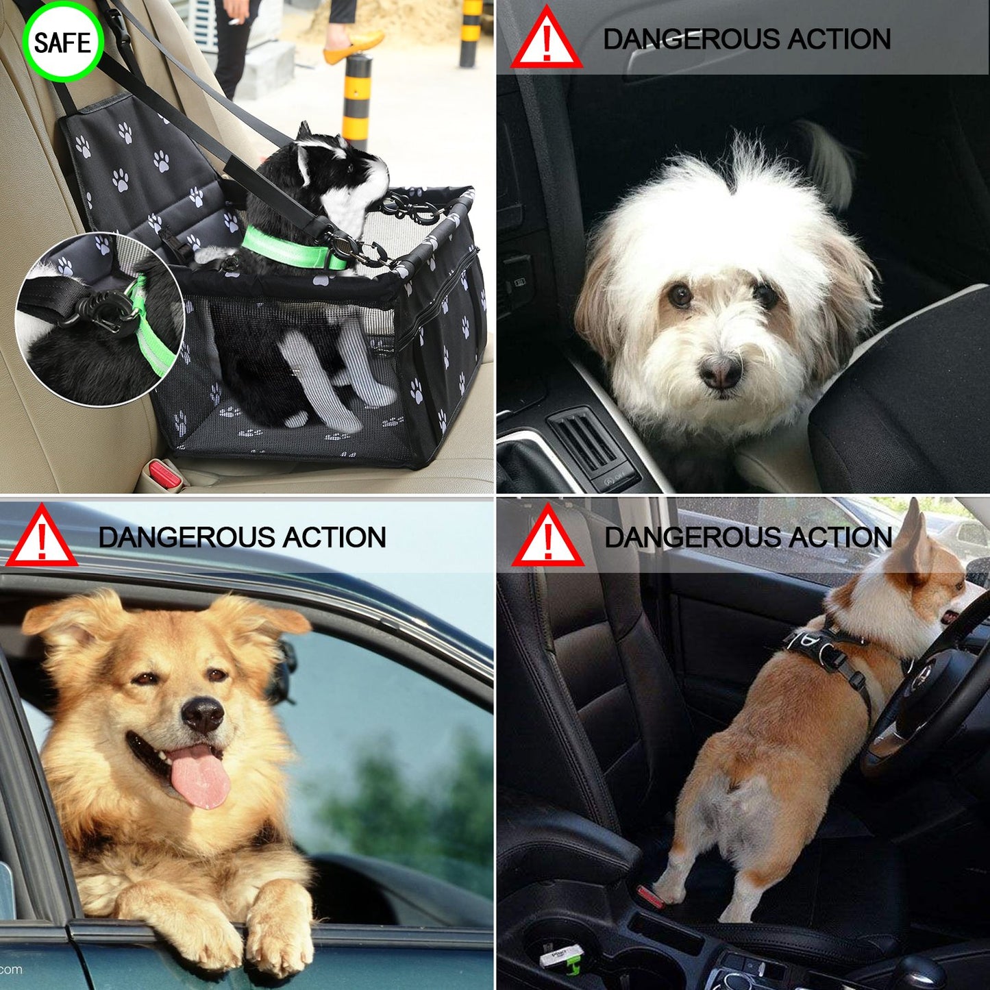 PetTraveler™ Portable Pet Safety Seat