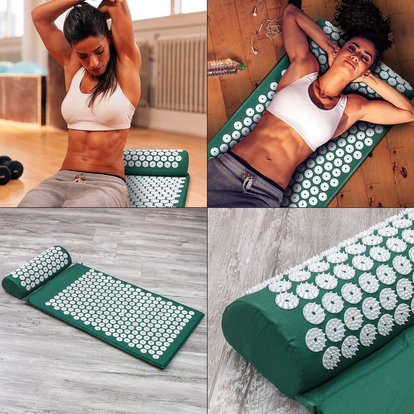 Acupressure Mat + Pillow Set
