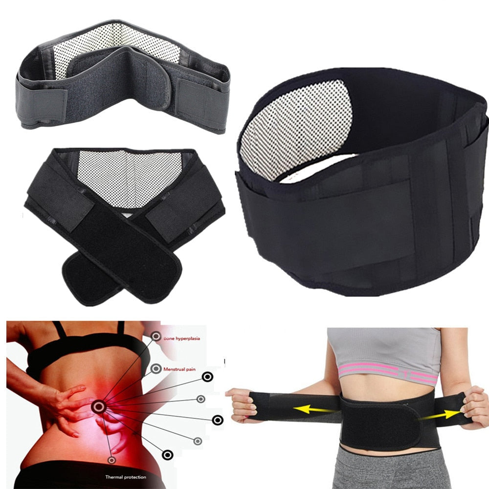Adjustable Self-heating Back Pain Reliever Support Belt