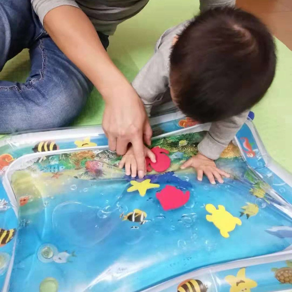 Swimply™ Tummy Time Inflatable Water Play Mat for Babies