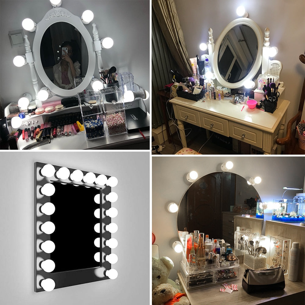 DIY Makeup Mirror Lights