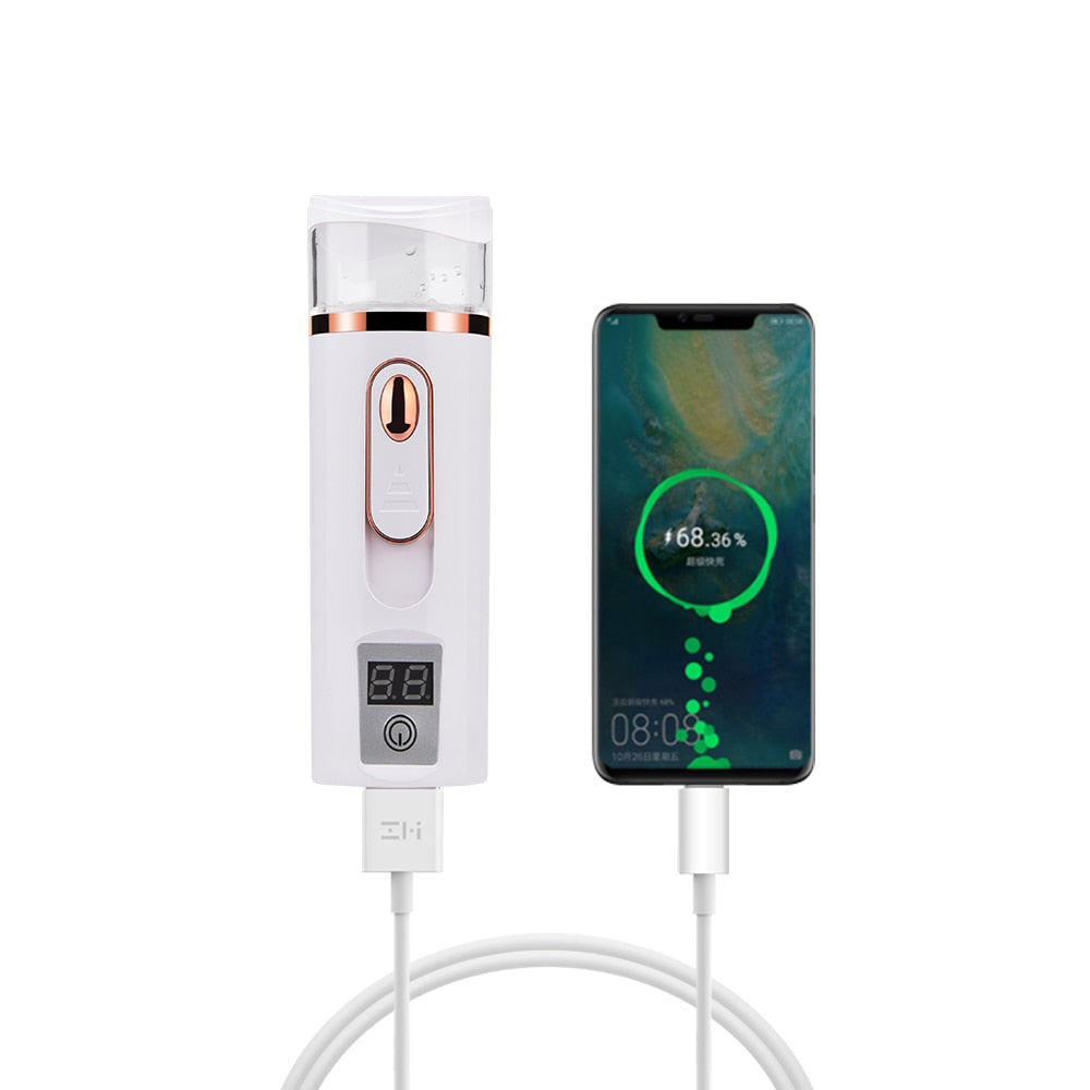 2-in-1 Face Skin Moisturizing Spray + Skin Hydration Tester
