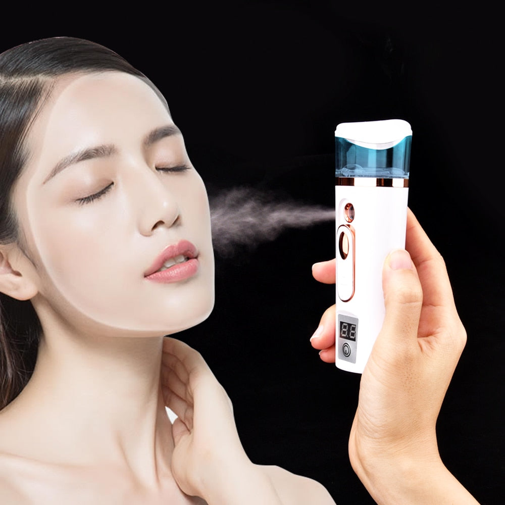 2-in-1 Face Skin Moisturizing Spray + Skin Hydration Tester