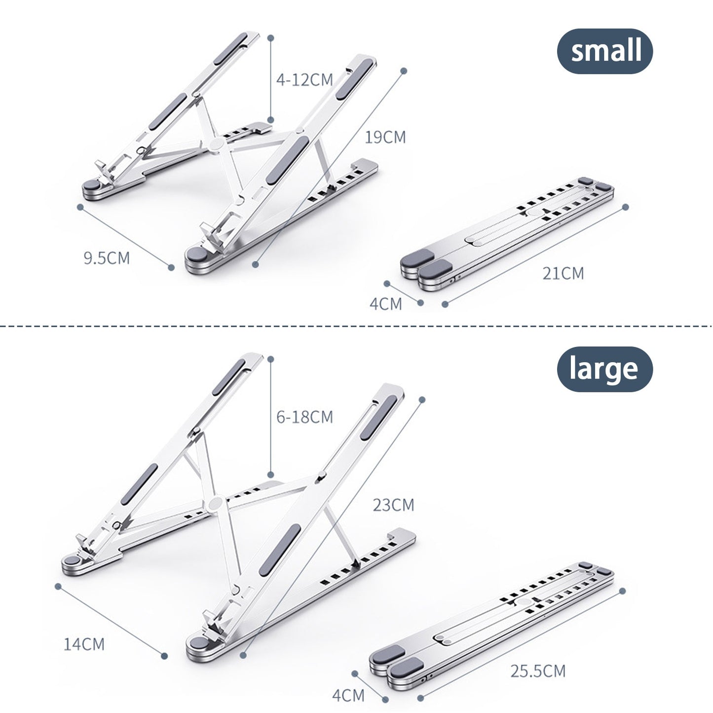 Aluminum Foldable Laptop Stand