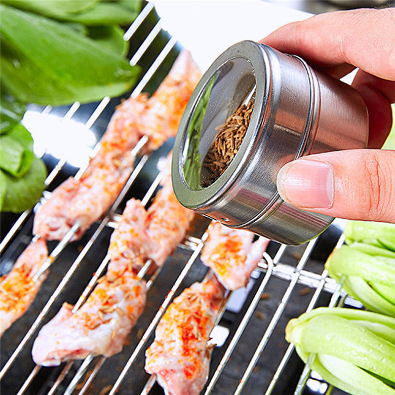 4/6/9 PCS Magnetic Spice Containers Set