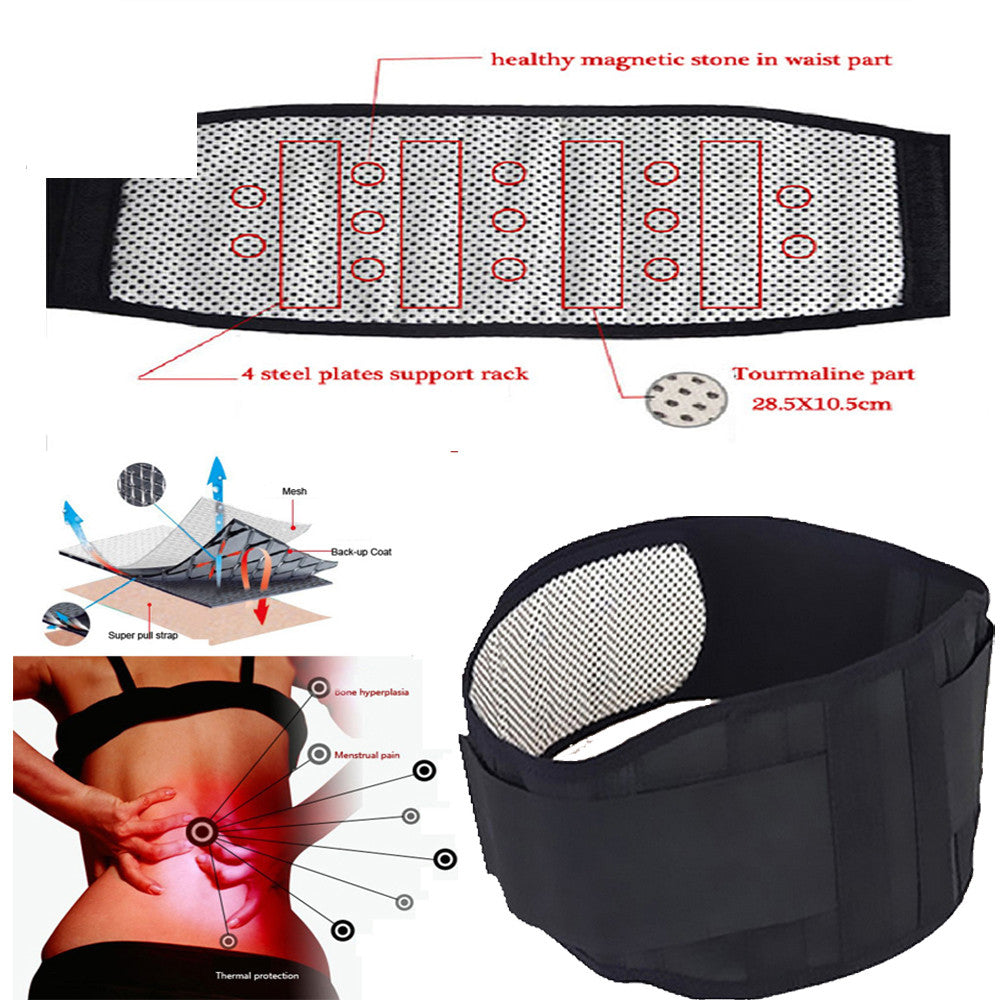 Adjustable Self-heating Back Pain Reliever Support Belt