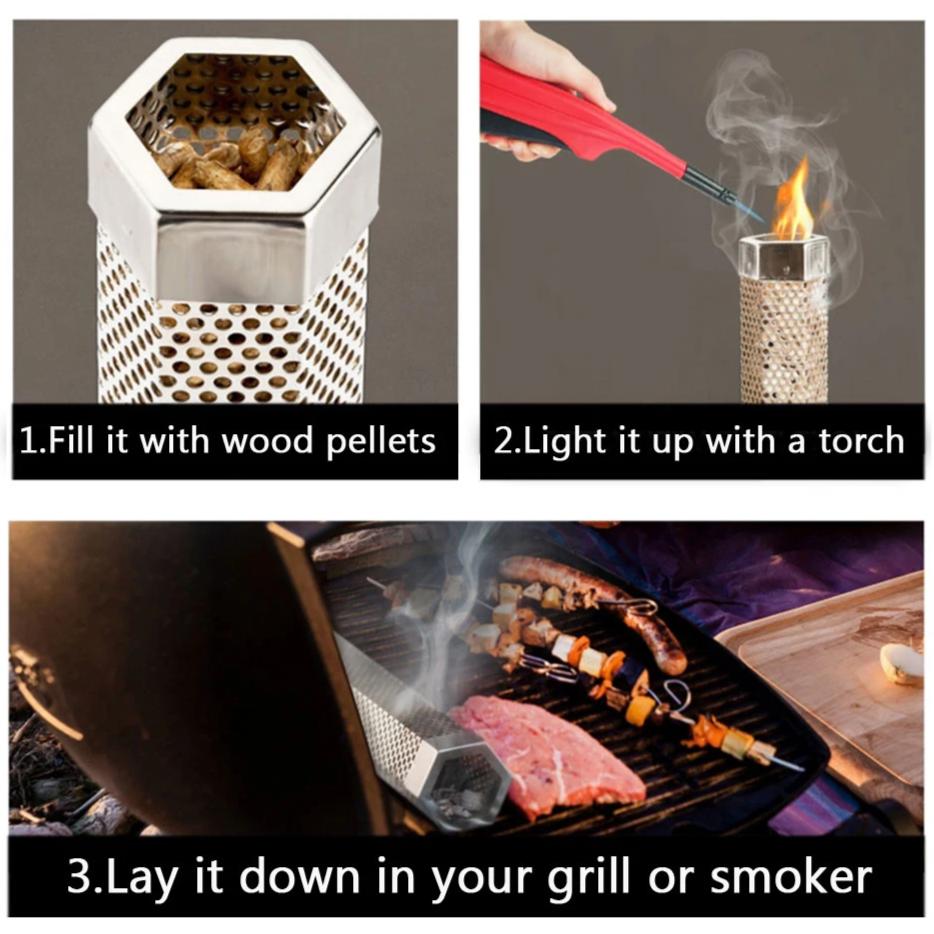 Pellet Smoker Tube Set