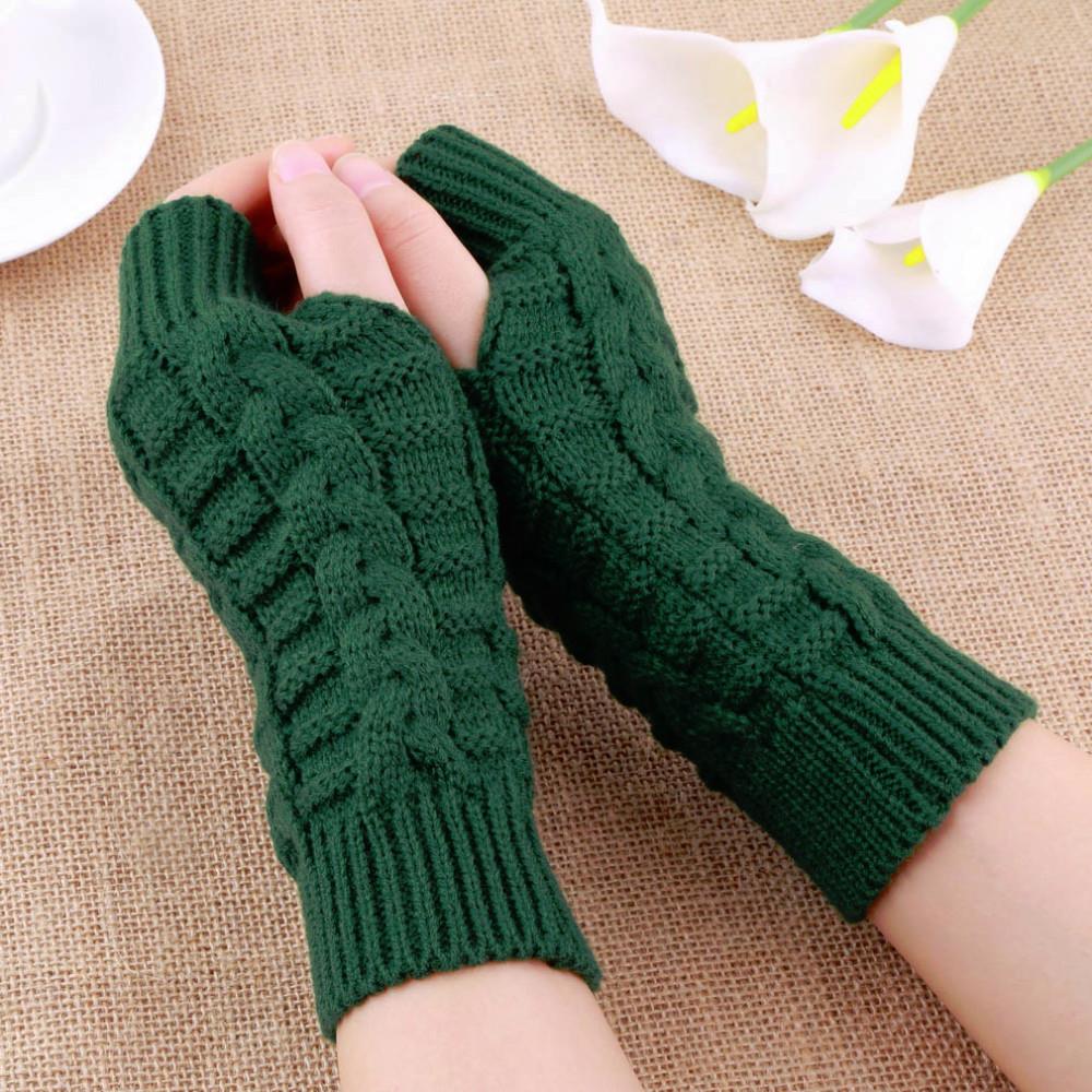 Knitted Fingerless Gloves