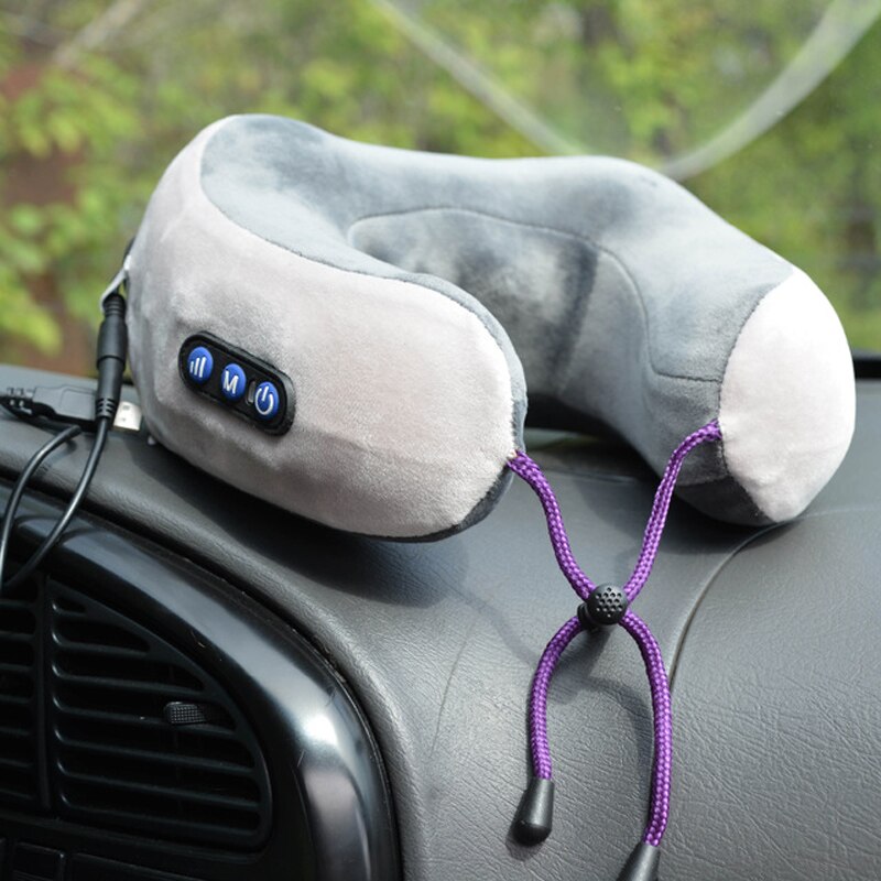 U-Shaped Neck & Shoulder Massaging Pillow
