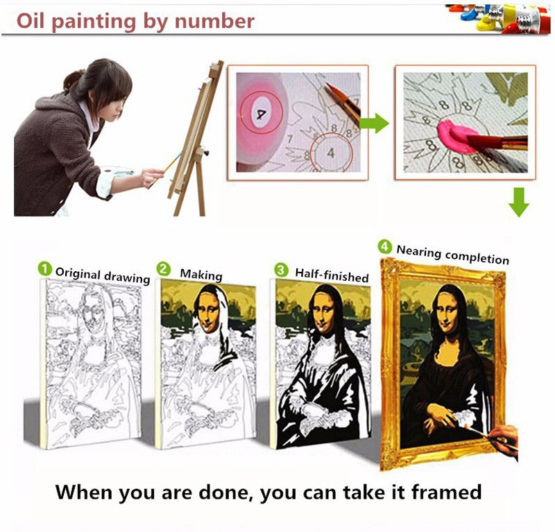 PaintGo™ Abstract Colorful Dog - DIY Paint-By-Number Kit