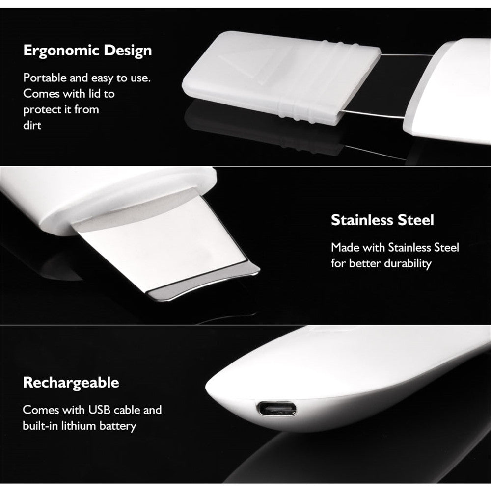 Ultrasonic Face Skin Scrubber