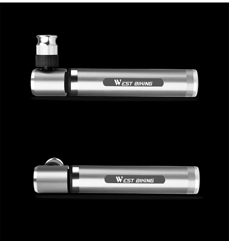 WBiking™ 89G Mini Bicycle Pump With Mount Kit