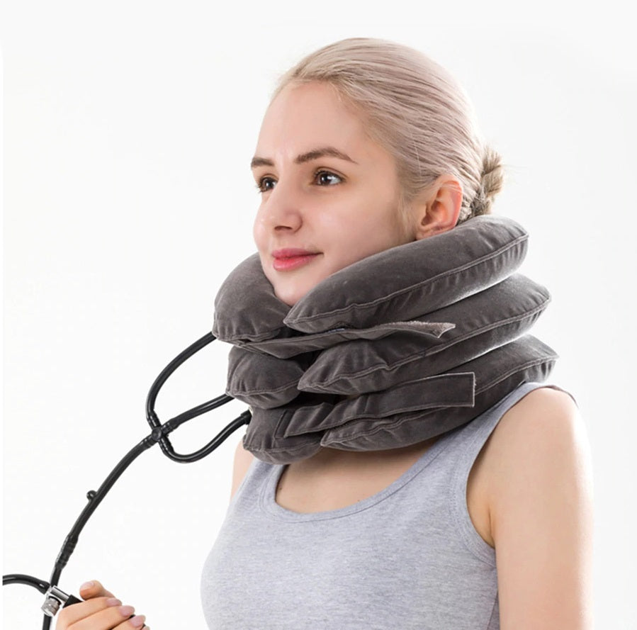Inflatable Cervical Curve Correction Collar (Enhanced Version)