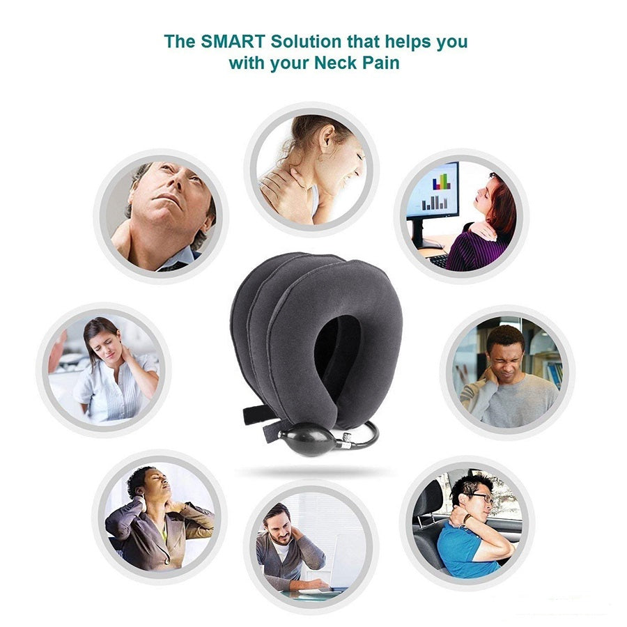 Inflatable Cervical Curve Correction Collar (Enhanced Version)