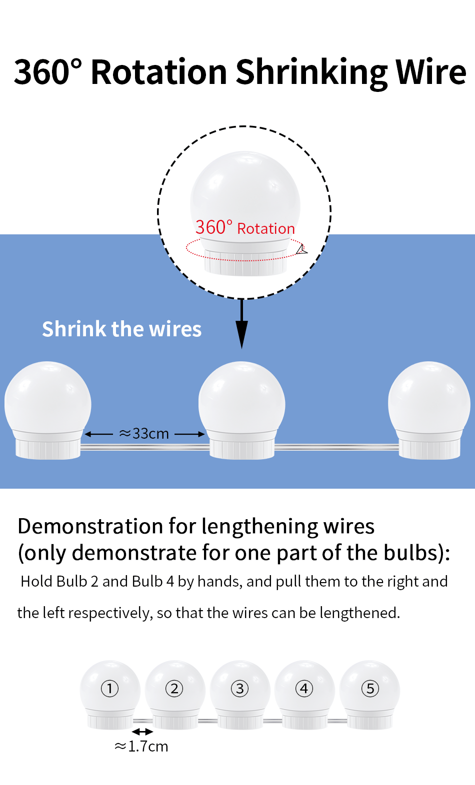 DIY Makeup Mirror Lights