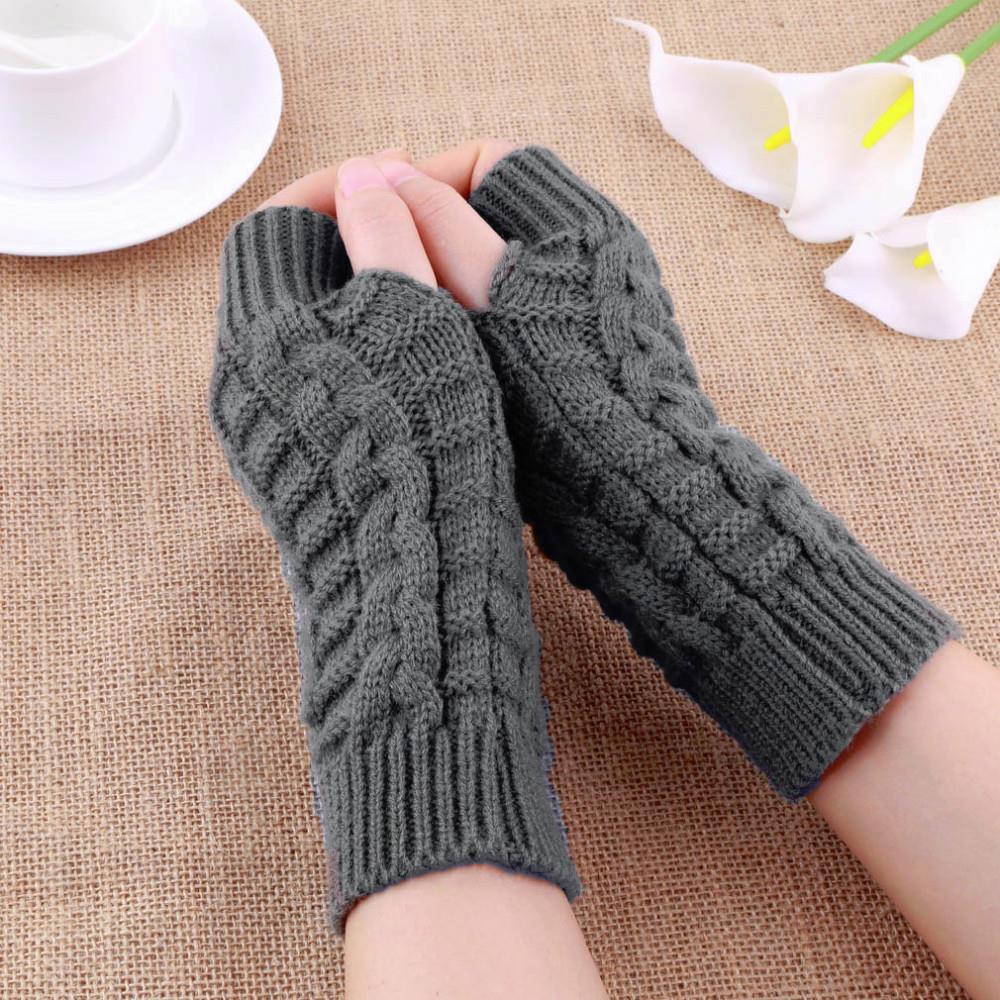 Knitted Fingerless Gloves