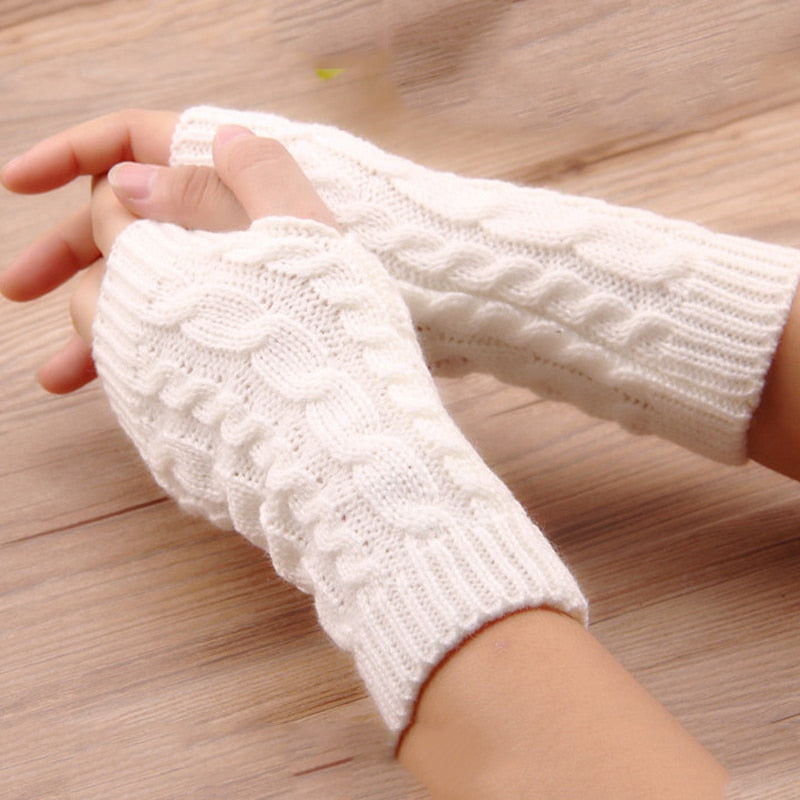 Knitted Fingerless Gloves