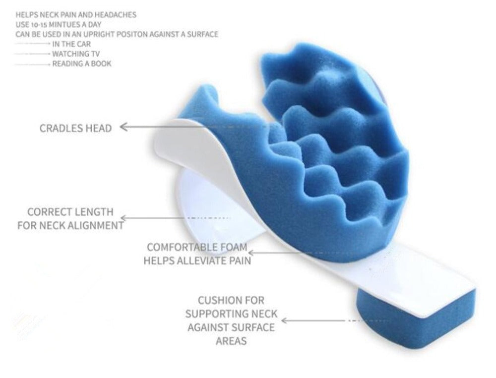 TenseFree™ Neck Curve Corrector & Pain Relief Pillow