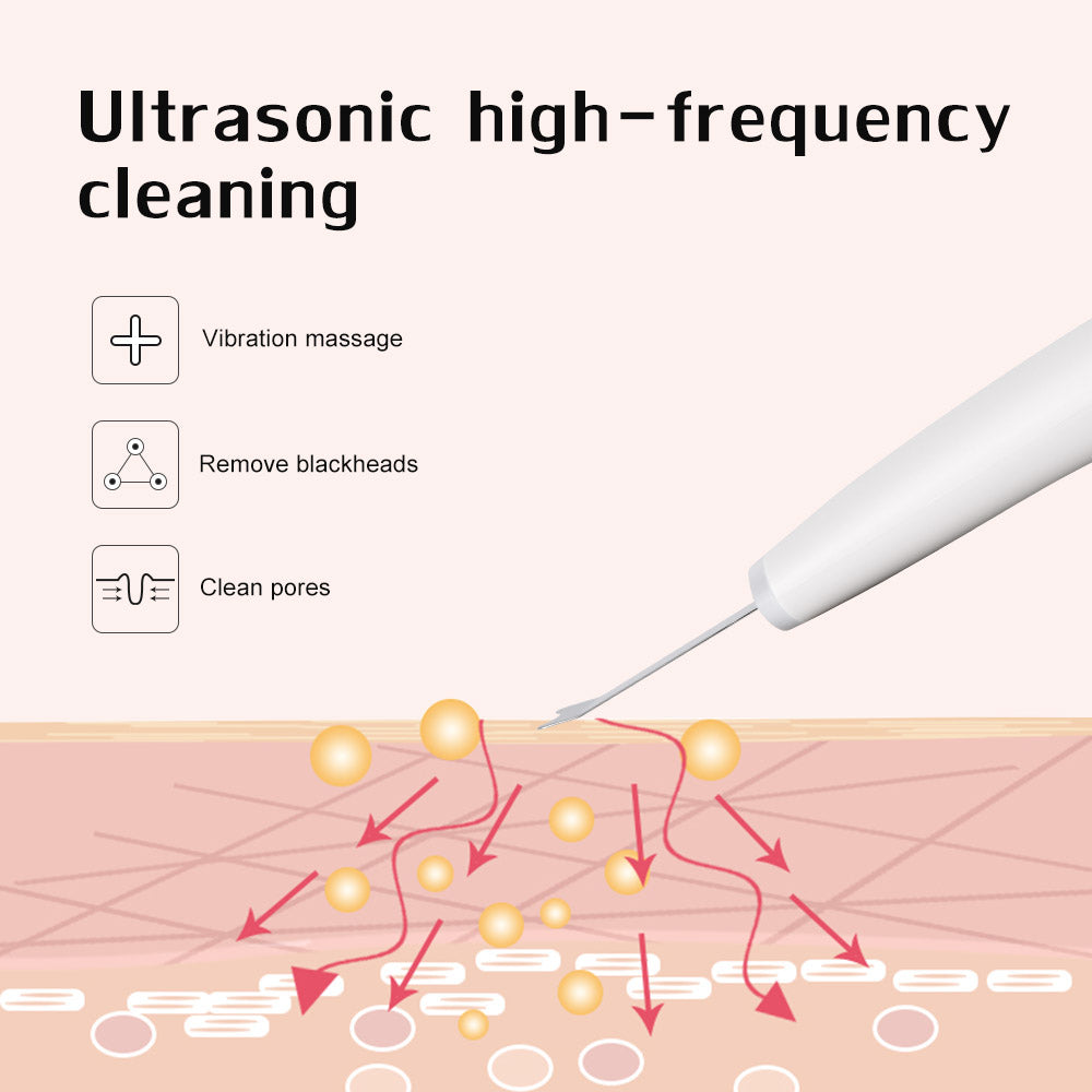Ultrasonic Face Skin Scrubber