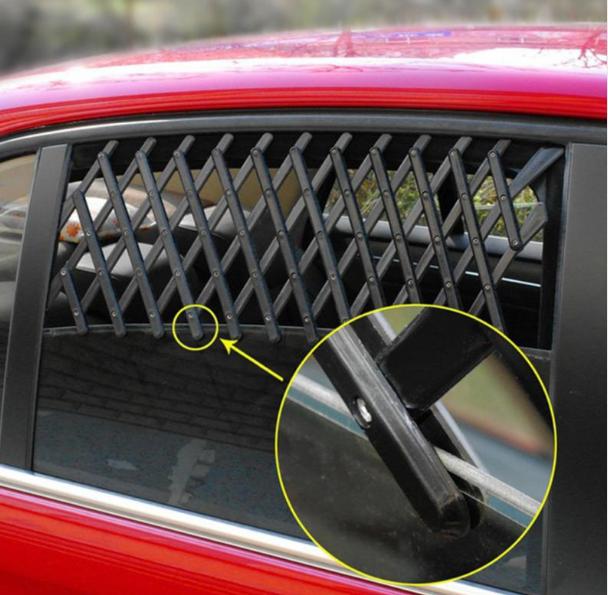 PetSafeness™ Expandable Car Window Pet Gate