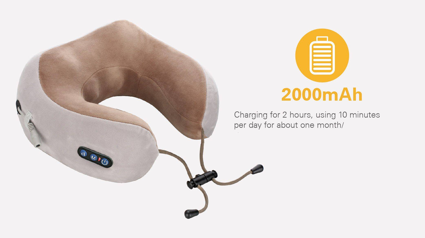 U-Shaped Neck & Shoulder Massaging Pillow