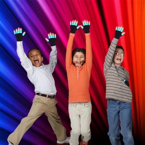 Rave Light Show Gloves