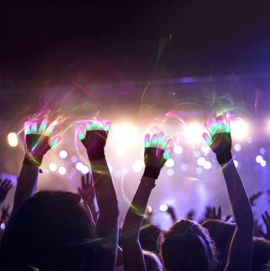 Rave Light Show Gloves