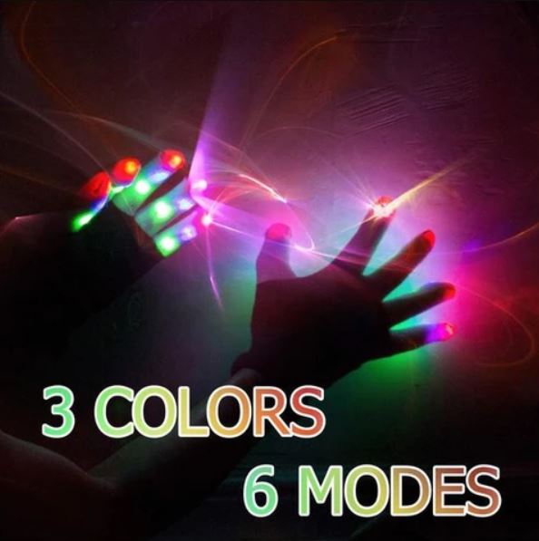 Rave Light Show Gloves