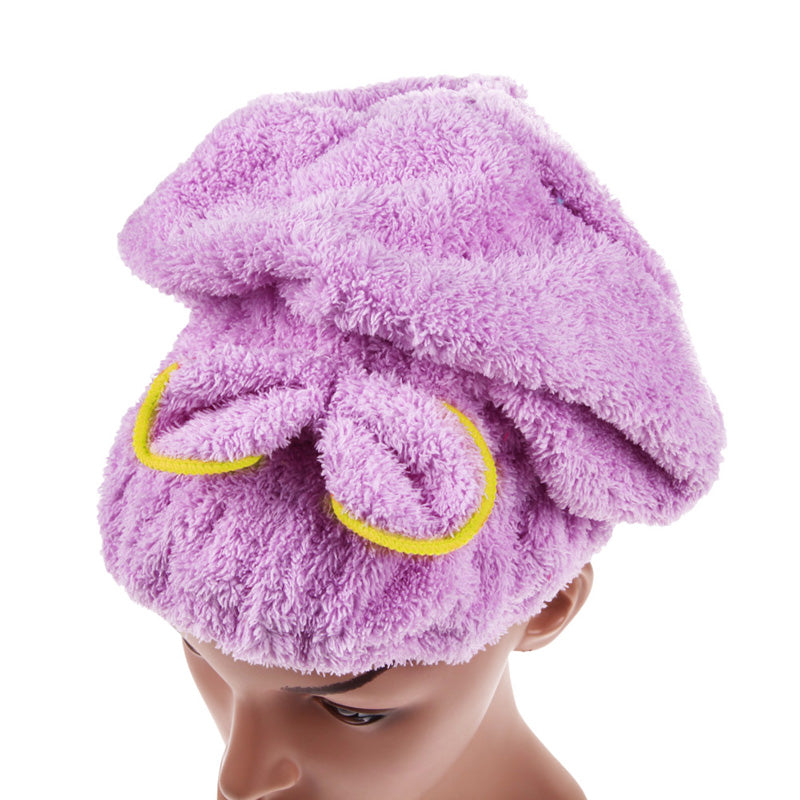 Home Quick Dry Hair Hat-Towel