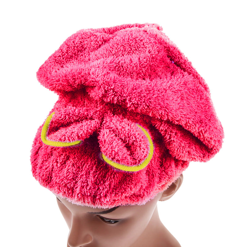 Home Quick Dry Hair Hat-Towel