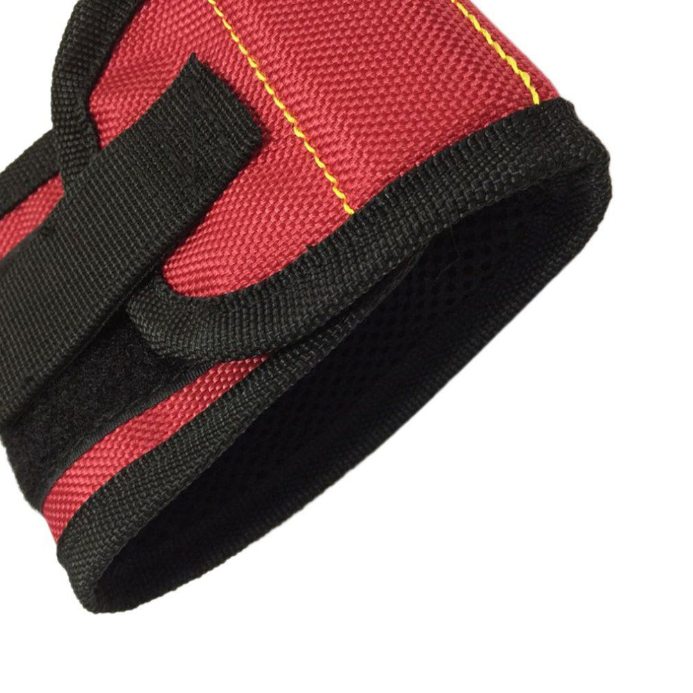 Magnetic Wristband for Holding Tools and Parts