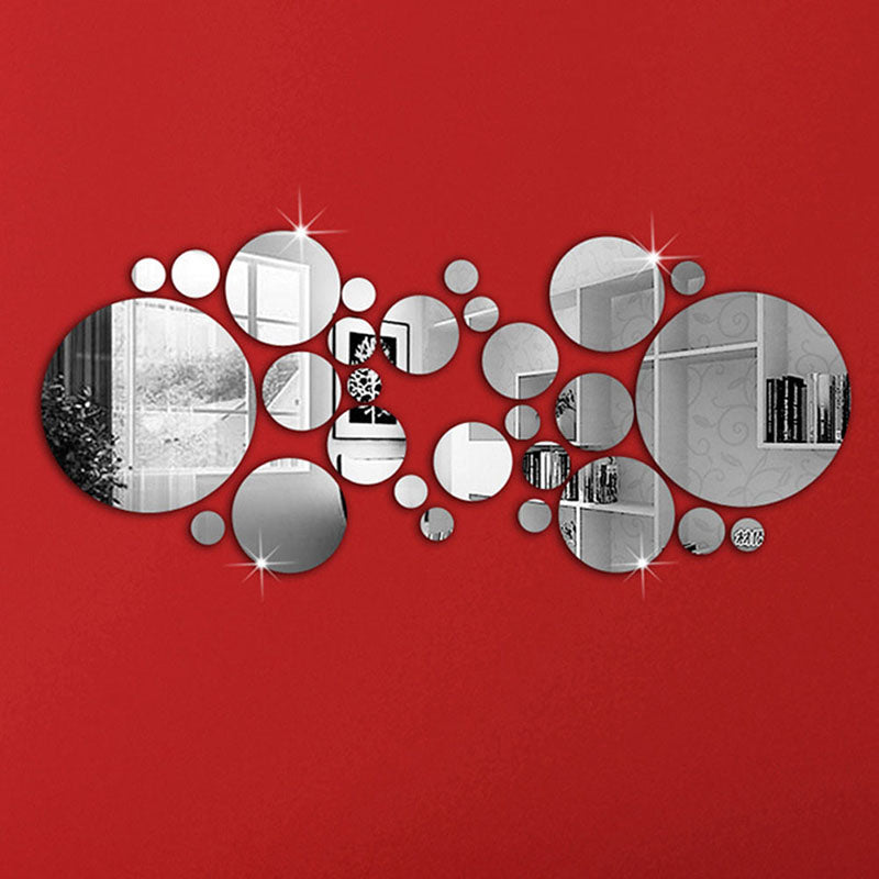 30Pcs Art Mirror Wall Stickers