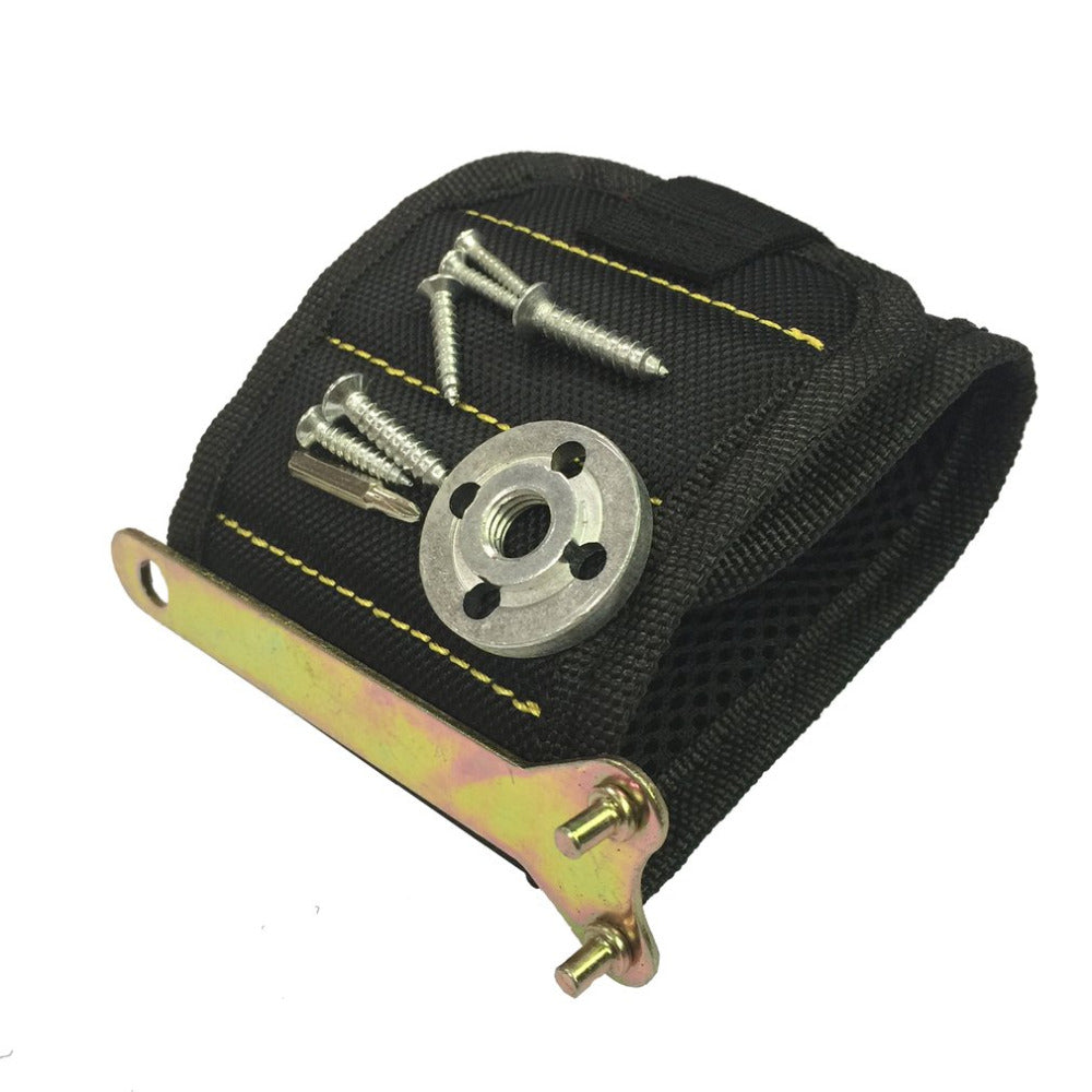 Magnetic Wristband for Holding Tools and Parts