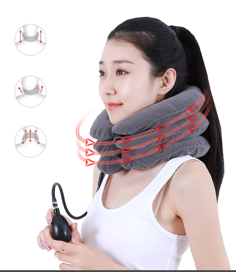 Inflatable Cervical Curve Correction Collar (Enhanced Version)