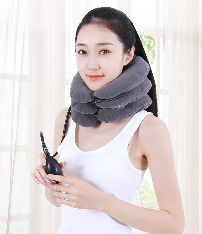 Inflatable Cervical Curve Correction Collar (Enhanced Version)