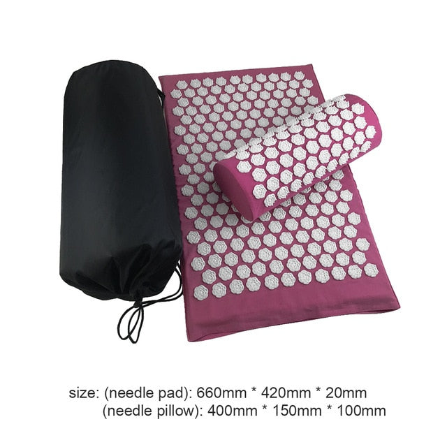Acupressure Mat + Pillow Set