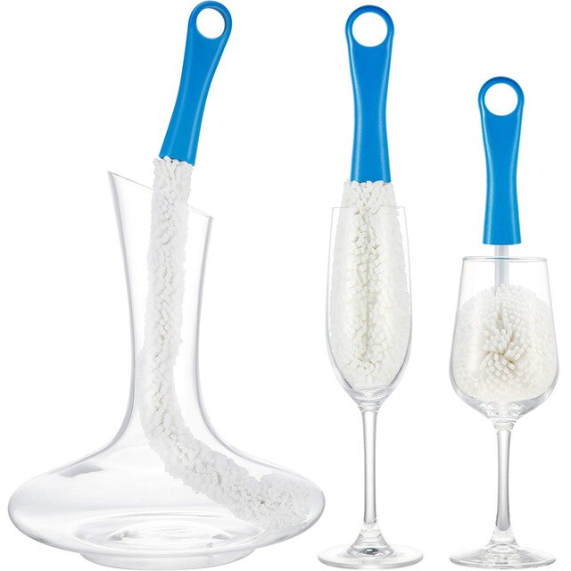 Reusable Drinkware Cleaning Brushes