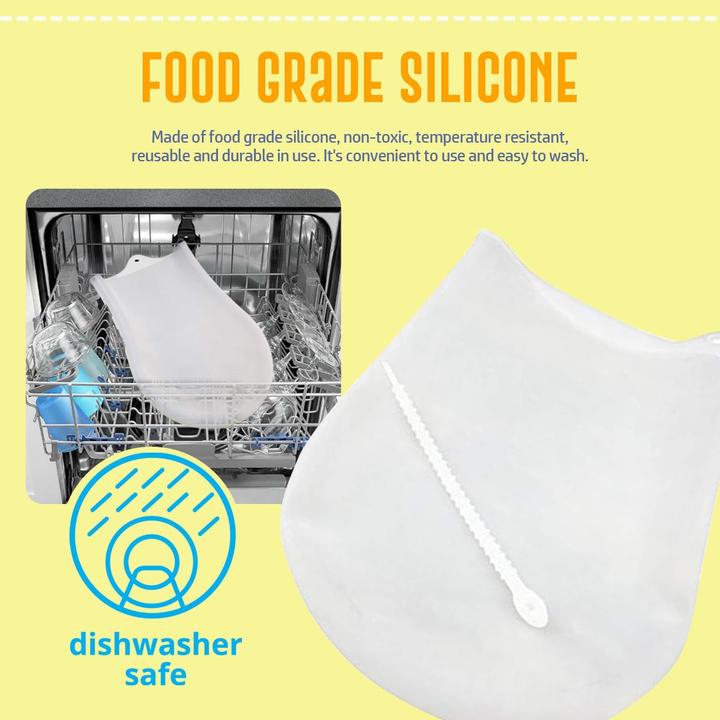 Mess-Free Silicone Kneading Dough Bag