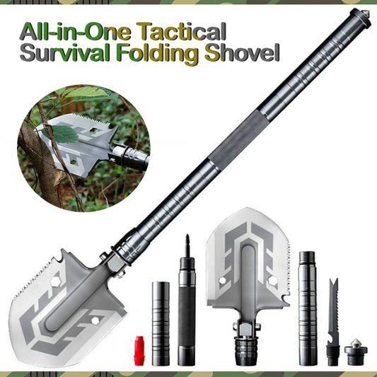 All-in-One Tactical Survival Folding Shovel