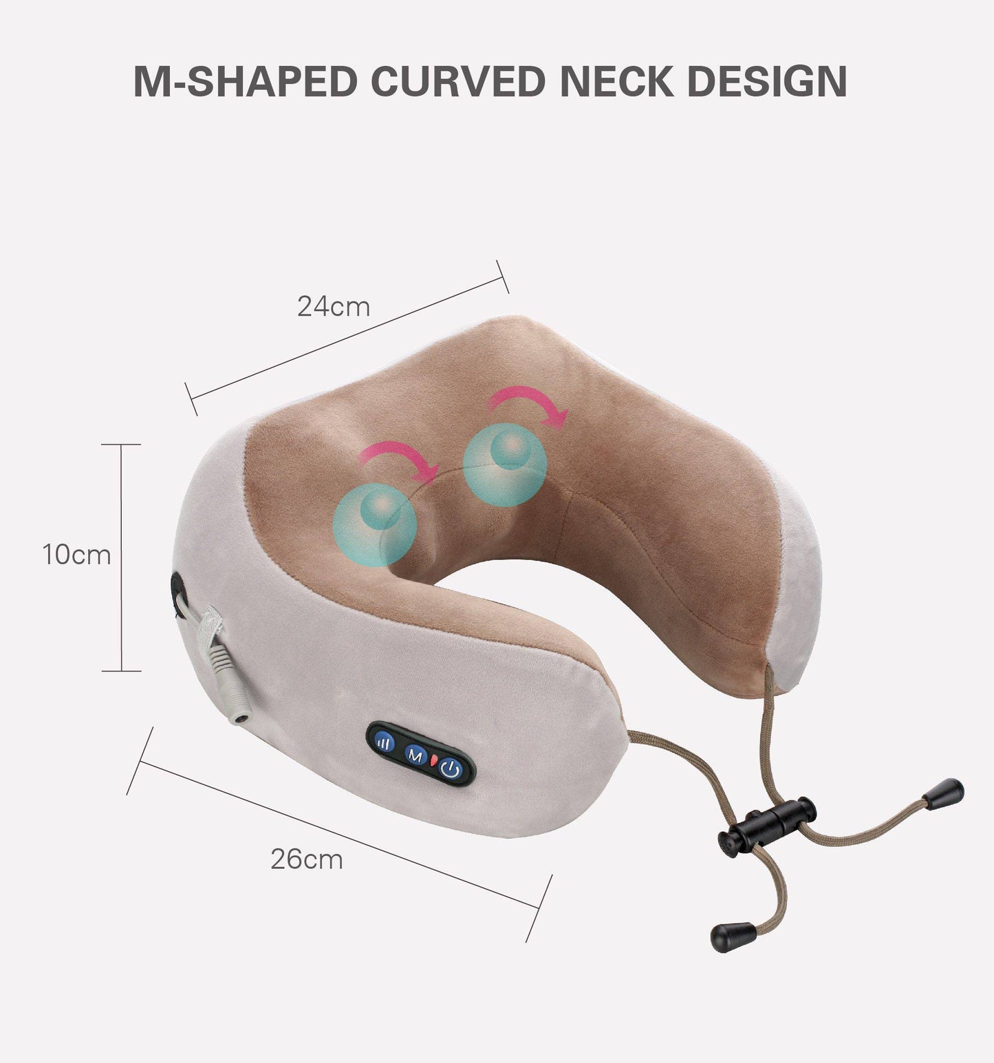 U-Shaped Neck & Shoulder Massaging Pillow