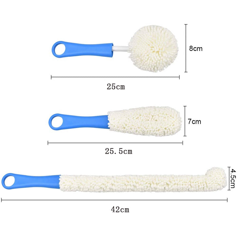 Reusable Drinkware Cleaning Brushes