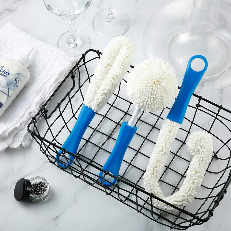 Reusable Drinkware Cleaning Brushes