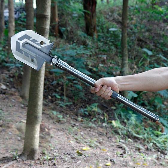 All-in-One Tactical Survival Folding Shovel