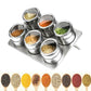 4/6/9 PCS Magnetic Spice Containers Set